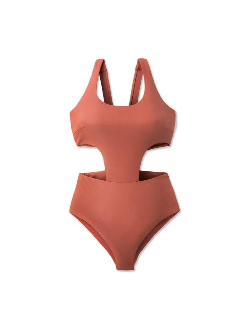 WET Swimwear Kristen One Piece Monokini In Copper - XS